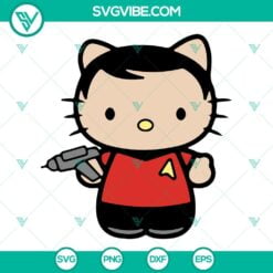 Cartoons, Movies, SVG Files, Hello Kitty Scotty SVG Images, Star Trek Turtles 2