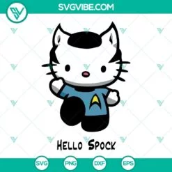 Cartoons, Movies, SVG Files, Hello Kitty Spock SVG Files, Star Trek Turtles SVG 2