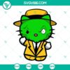 Hello Kitty as Stanley Ipkiss from The Mask, SVG download with Kitty Cat design in PNG and DXF formats.