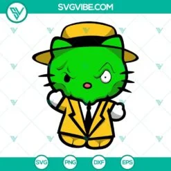 Cartoons, Halloween, SVG Files, Hello Kitty Stanley Ipkiss SVG Download, Kitty 2