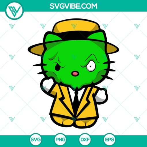 hello kitty stanley ipkiss svg kitty cat the mask svg png dxf eps design 5 mockup