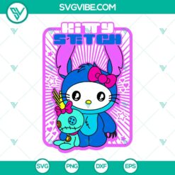 Cartoons, SVG Files, Hello Kitty Stitch SVG Images, Hello Kitty SVG Download 2