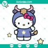 Cartoons, SVG Files, Hello Kitty Scorpio Cricut SVG, Cute Kawai Hello Kitty SVG 13