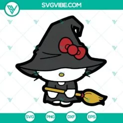 Cartoons, Halloween, SVG Files, Hello Kitty Witch SVG Files, Hello Kitty 2