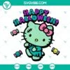 Movies, SVG Files, Hello Kitty Wednesday SVG Images, Kitty Wednesday Adams SVG 14