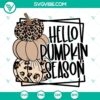 Leopard print pumpkin SVG designs for fall season, perfect for crafting projects.