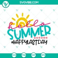 School, SVG Files, Happy Last Day Of School SVG Image Bundle, End Of School SVG 5