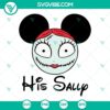 Jack Skellington and Sally Mickey Head SVG files, perfect for Halloween crafts and Disney fans.