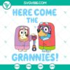 Bluey and Bingo SVG image of Grandma Heeler dog, perfect for fans of the popular kids show.
