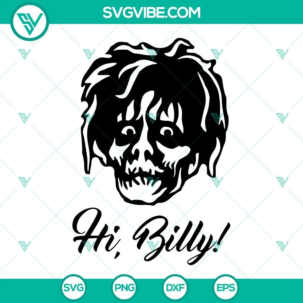 Halloween, SVG Files, Hi Billy SVG File, Billy Butcherson SVG Download, Hocus 1