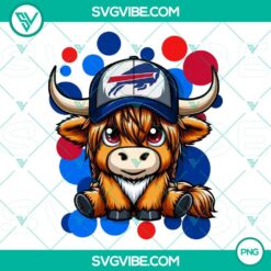 PNG Files, Highland Cow Buffalo Bills Football PNG File File Cow Football PNG  10