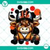 Highland cow Cincinnati Bengals football team logo transparent PNG file for sports fans and animal lovers.