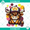 Highland cow with Washington Commanders football team logo, PNG image file for sports and team merchandise.