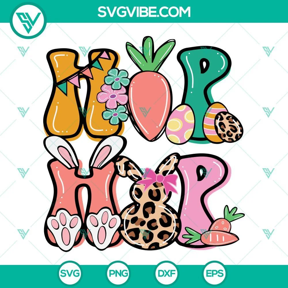 Easter, SVG Files, Hip Hop Easter SVG Images PNG, Happy Easter SVG Files, Hip 1