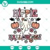Hippie Halloween pumpkin SVG featuring fall and spooky design elements for Halloween decorations.