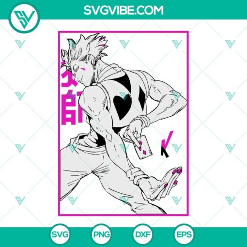 hisoka morow svg hunter x hunter svg png dxf eps cut files 8 mockup