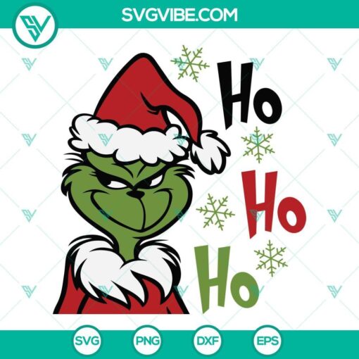 ho ho ho grinch christmas svg grinch svg ho ho ho svg merry christmas svg 1 mockup