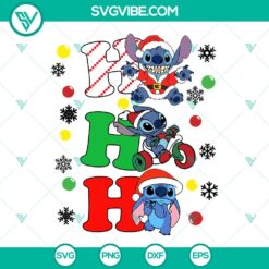 Christmas, Disney, SVG Files, Stitch Ears With Santa Hat SVG Images, Stitch 3