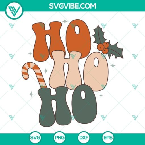 ho ho ho svg christmas svg png dxf eps cut files 5 mockup