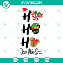 Christmas, Disney, SVG Files, Ho Ho Ho SVG Image, Mickey Christmas SVG Image, 2