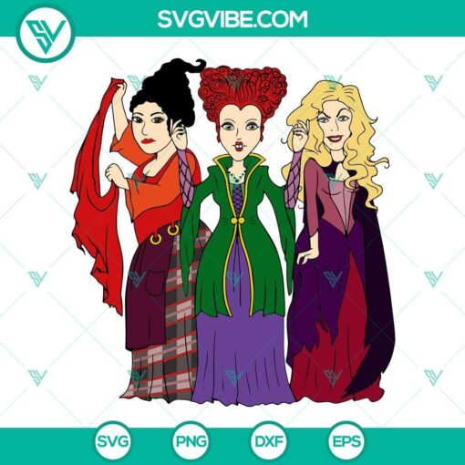 hocus pocus 2 svg png dxf eps cut files 2 mockup