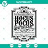 Hocus Pocus Apothecary SVG images featuring The Sanderson Sisters, perfect for Halloween crafts and decorations.