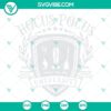 Hocus Pocus Come We Fly SVG and Hocus Pocus University SVG file download with intricate witch hat, broom, and magical elements for Halloween crafts.