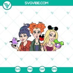 Hocus Pocus Disneyland snacks SVG file, perfect for Cricut and Silhouette machines in PNG, DXF, and EPS formats.
