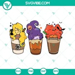 Halloween, SVG Files, Halloween Coffee SVG Files PNG, Carnival Food Drink 4