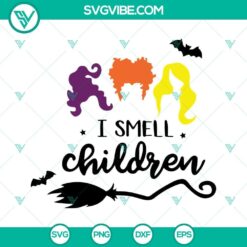 Hocus Pocus Hair I Smell Children SVG Images, Hocus Pocus SVG Files, Halloween