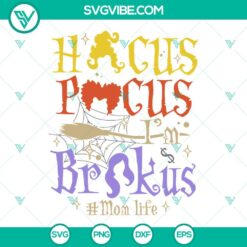 Halloween, SVG Files, It’s Just A Bunch Of Hocus Pocus SVG Images PNG DXF EPS 4