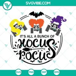 Hocus Pocus Jeep Halloween SVG Images, It&rsquo;s All A Bunch Of Hocus Pocus