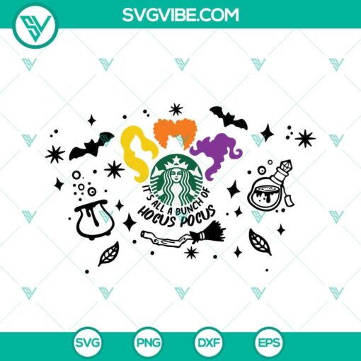 hocus pocus starbucks cup svg full wrap hocus pocus svg halloween starbucks cup svg 10 mockup