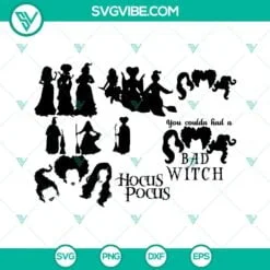 Halloween, SVG Files, Hocus Pocus SVG Images Bundle, Sanderson Sisters SVG 2