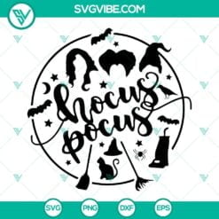 Halloween, SVG Files, Hocus Pocus SVG Images PNG DXF EPS Silhouette Cricut 16