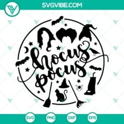 Halloween, SVG Files, Hocus Pocus SVG Images PNG DXF EPS Silhouette Cricut 2