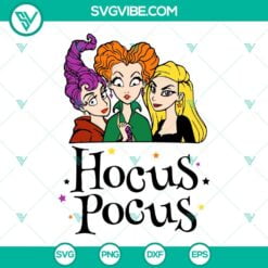 Halloween, SVG Files, Hocus Pocus SVG Download, Sanderson Sisters SVG Image 6