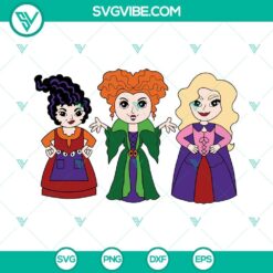 Halloween, SVG Files, Hocus Pocus SVG Image, Sanderson Sisters SVG Files PNG 2