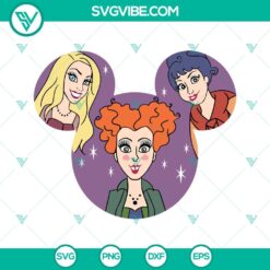 Halloween, SVG Files, Hocus Pocus SVG File, Sanderson Sisters SVG Download, 17