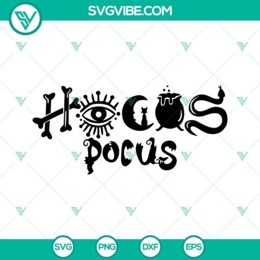 hocus pocus svg snake svg black cat svg witch s cauldron svg halloween svg 6 mockup