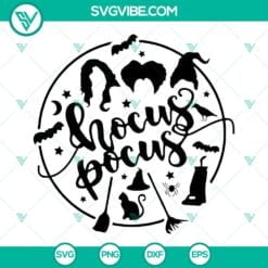 Halloween, SVG Files, Hocus Pocus SVG File Vector Clipart hocus pocus  11