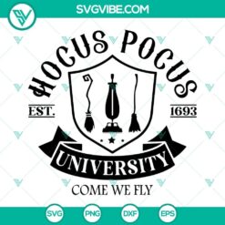 Hocus Pocus University SVG Download, Hocus Pocus SVG Download, Halloween SVG Files, Come