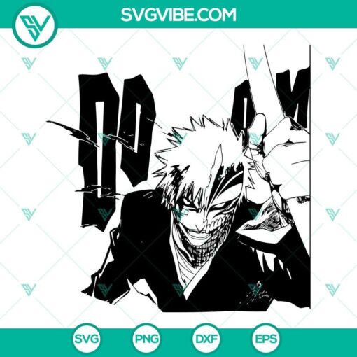 hollow mask svg bleach anime svg japanese cartoon svg png dxf eps cutting files 5 mockup