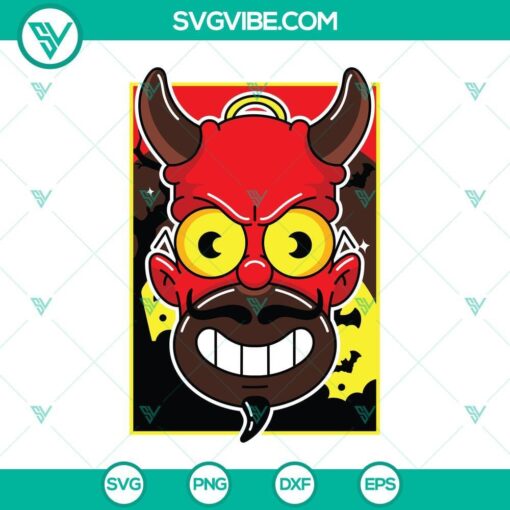 homer diablo halloween svg simpson svg simpson halloween svg png dxf eps 2 mockup