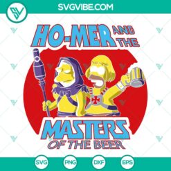 Cartoons, SVG Files, Homer Masters SVG Images, The Simpsons SVG Download PNG 8