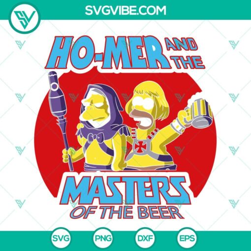 homer masters svg the simpsons svg png dxf eps cricut 6 mockup