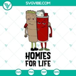 Cannabis, SVG Files, Homies For Life Weed SVG Files, Joint And Lighter SVG 2