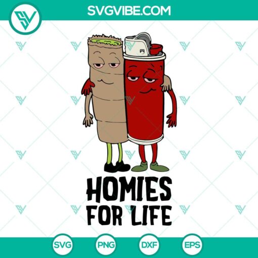 homies for life weed svg joint and lighter svg marijuana svg 420 cannabis svg png dxf eps cricut files 8 mockup 1