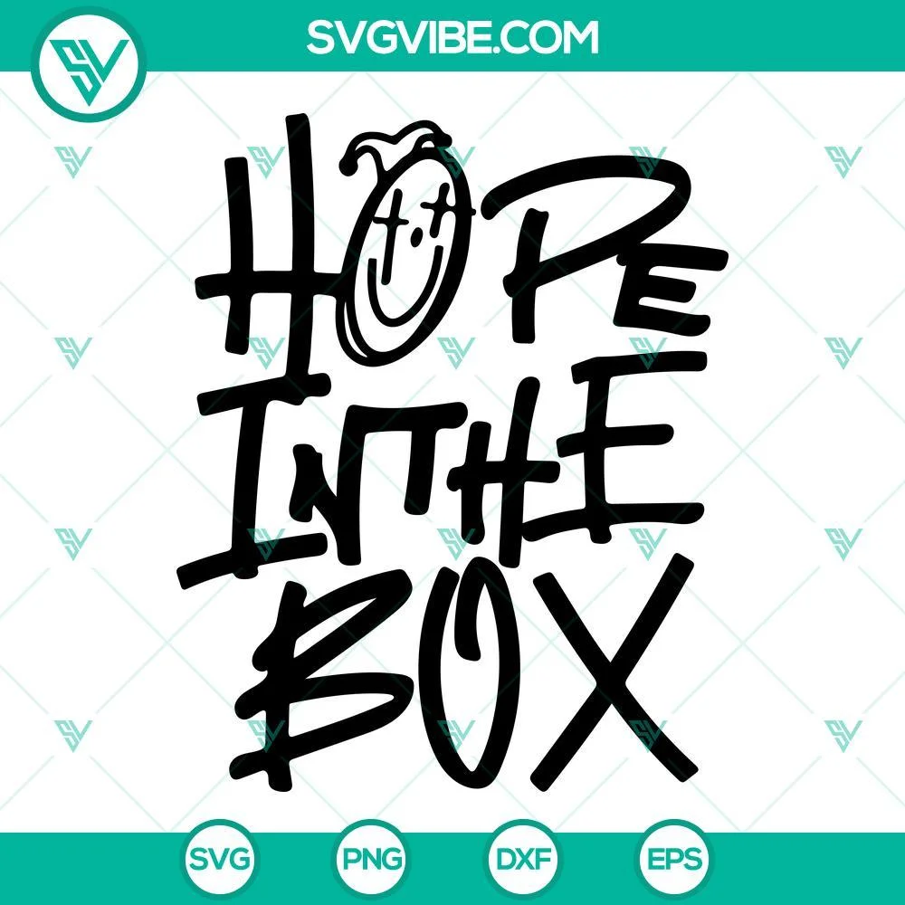 Musics, SVG Files, Hope In The Box SVG Image, Jhope Album SVG Images, BTS Kpop 1