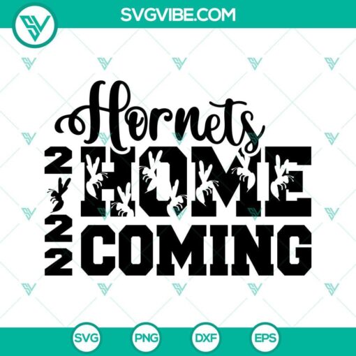 hornets homecoming 2022 svg dxf eps png cricut silhouette 2 mockup